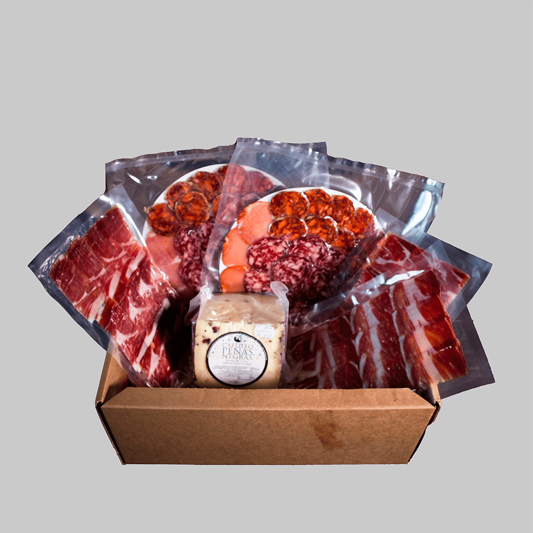 pack regalo recién mamá gourmet para mamás recientes con productos ibéricos