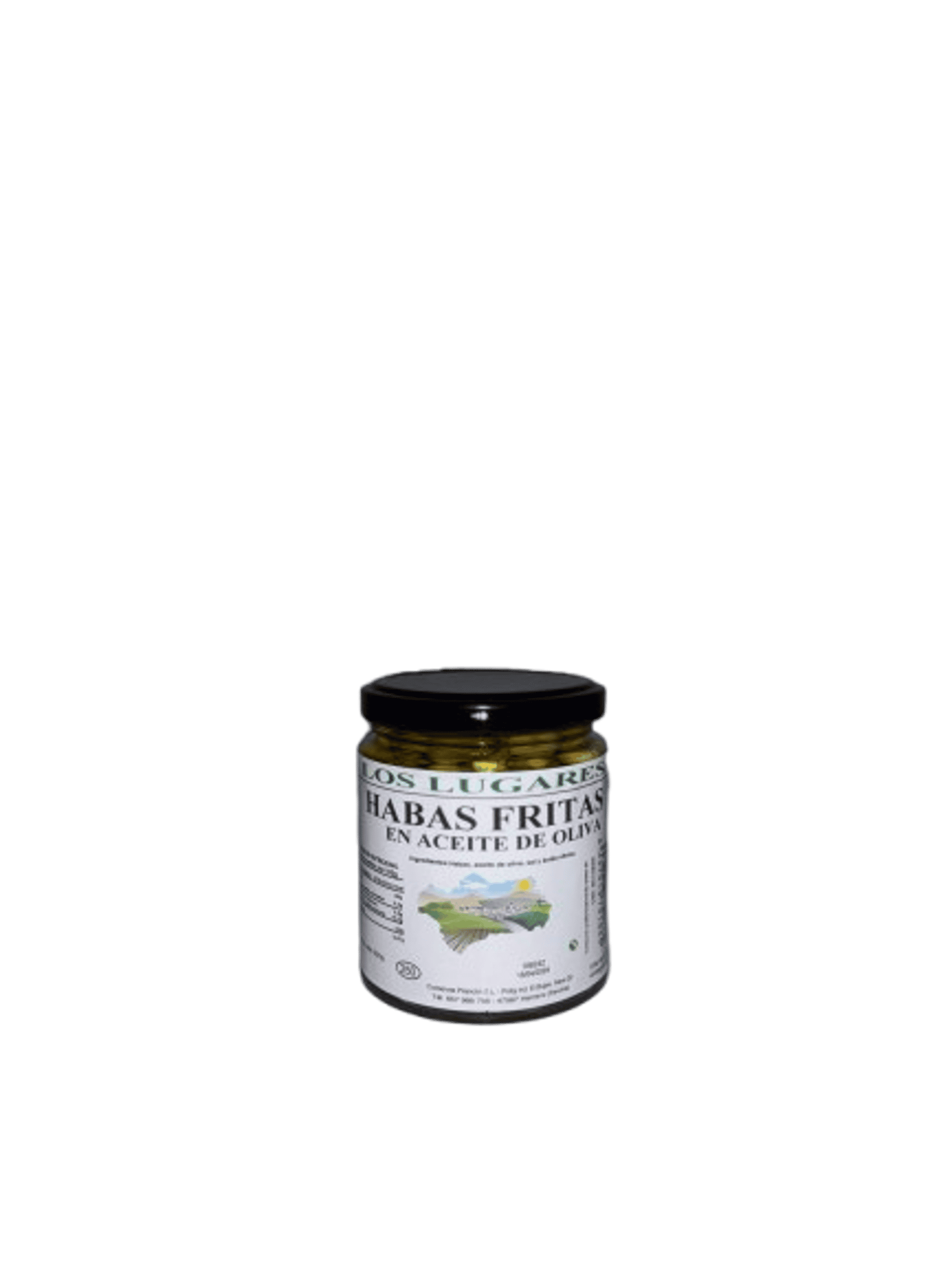 Habas fritas en aceite de oliva 220 g tarro conserva gourmet